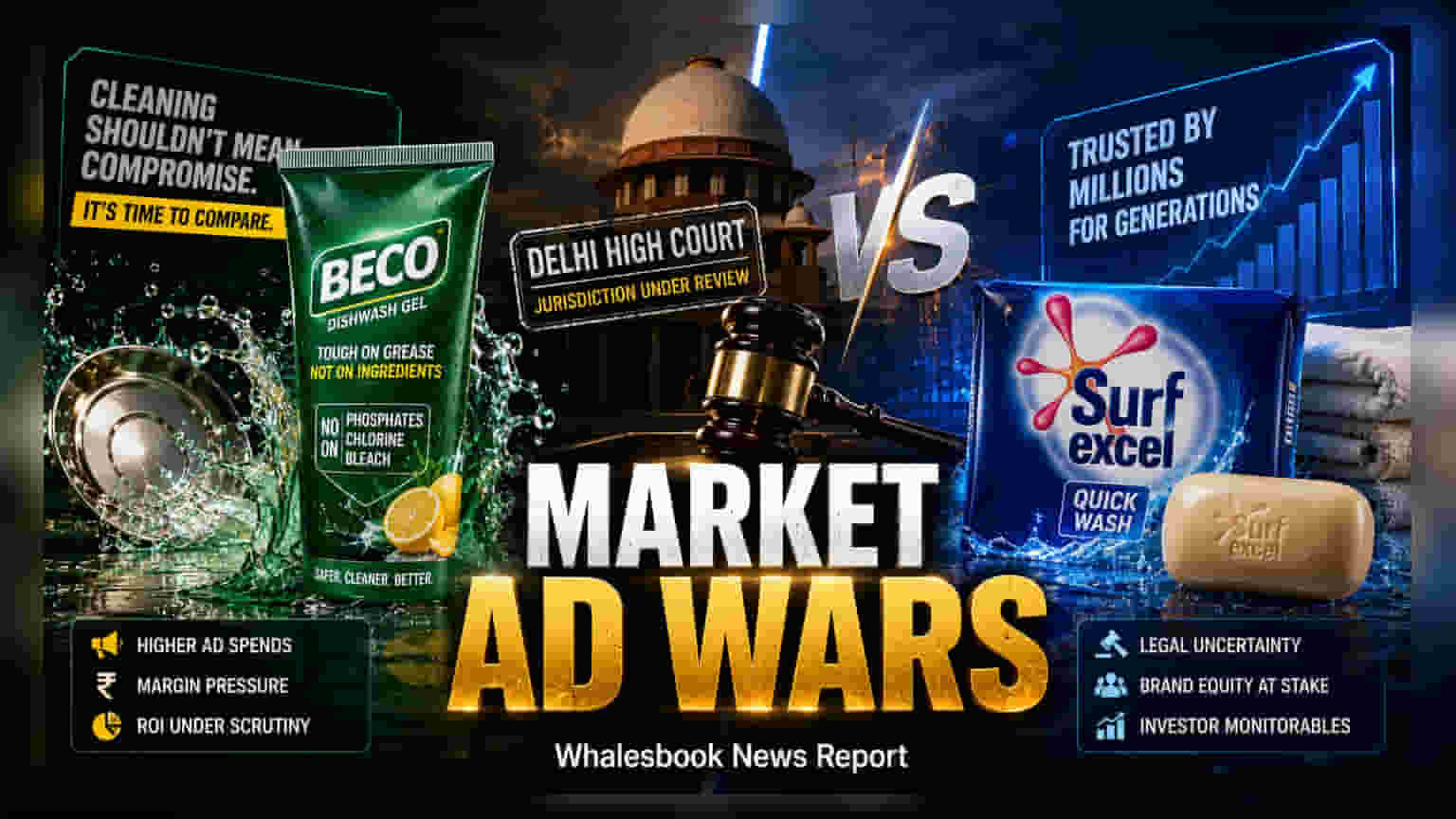 Indian Brands: એડવર્ટાઈઝિંગ વોર હવે કોર્ટમાં, કંપનીઓના પ્રોફિટ માર્જિન પર સંકટ?