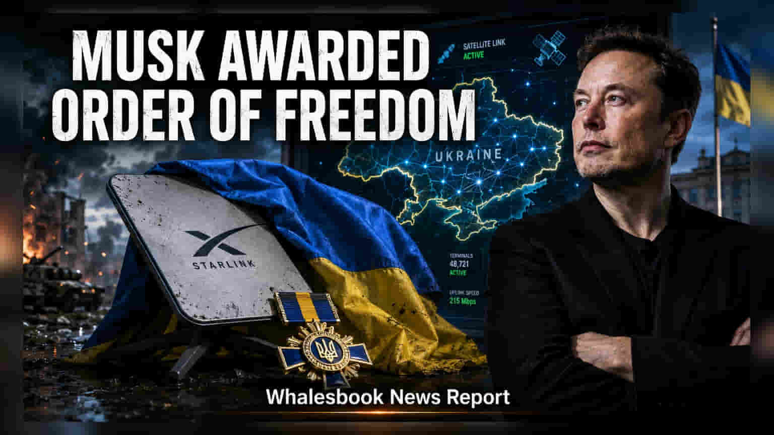 Elon Musk-க்கு கௌரவம்! Starlink சேவைக்காக உக்ரைன் வழங்கிய உயரிய விருது