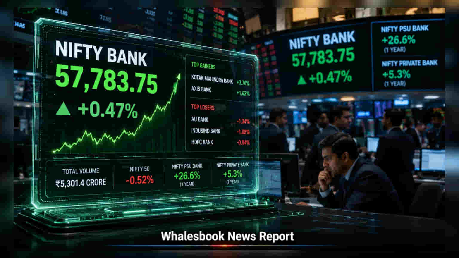 Nifty Bank రికవరీ: మార్కెట్ పడినా దూసుకెళ్లిన బ్యాంకింగ్ షేర్లు!