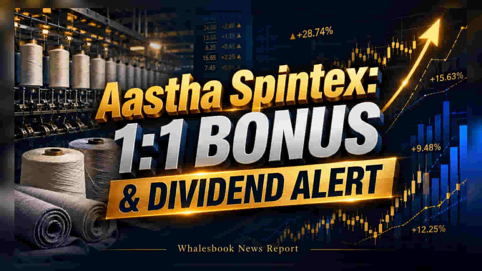 Aastha Spintex: ఇన్వెస్టర్లకు బోనస్ షేర్ల బహుమతి.. డివిడెండ్ తేదీ ఖరారు!