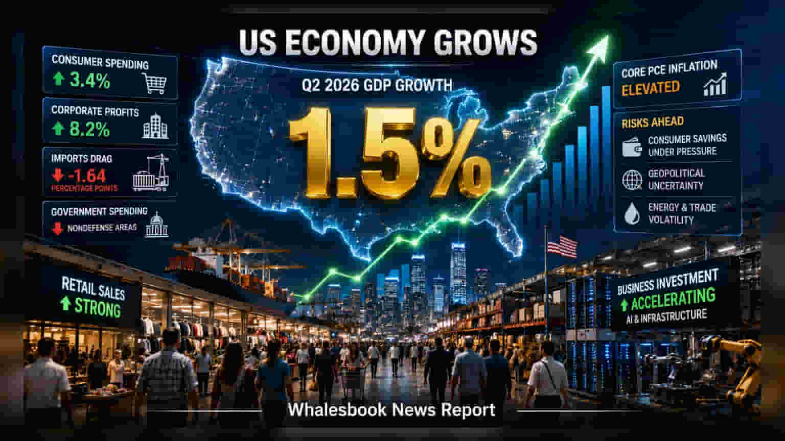 US GDP: అమెరికా ఆర్థిక వ్యవస్థలో మందగమనం.. అయినా మెరిసిన కార్పొరేట్ లాభాలు!