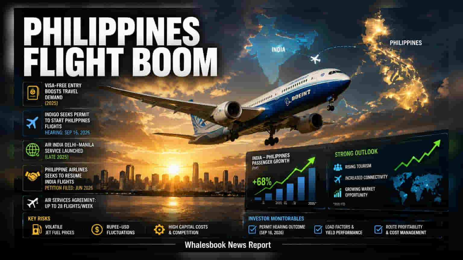 IndiGo Files For Philippines Flights As Carriers Target Tourism