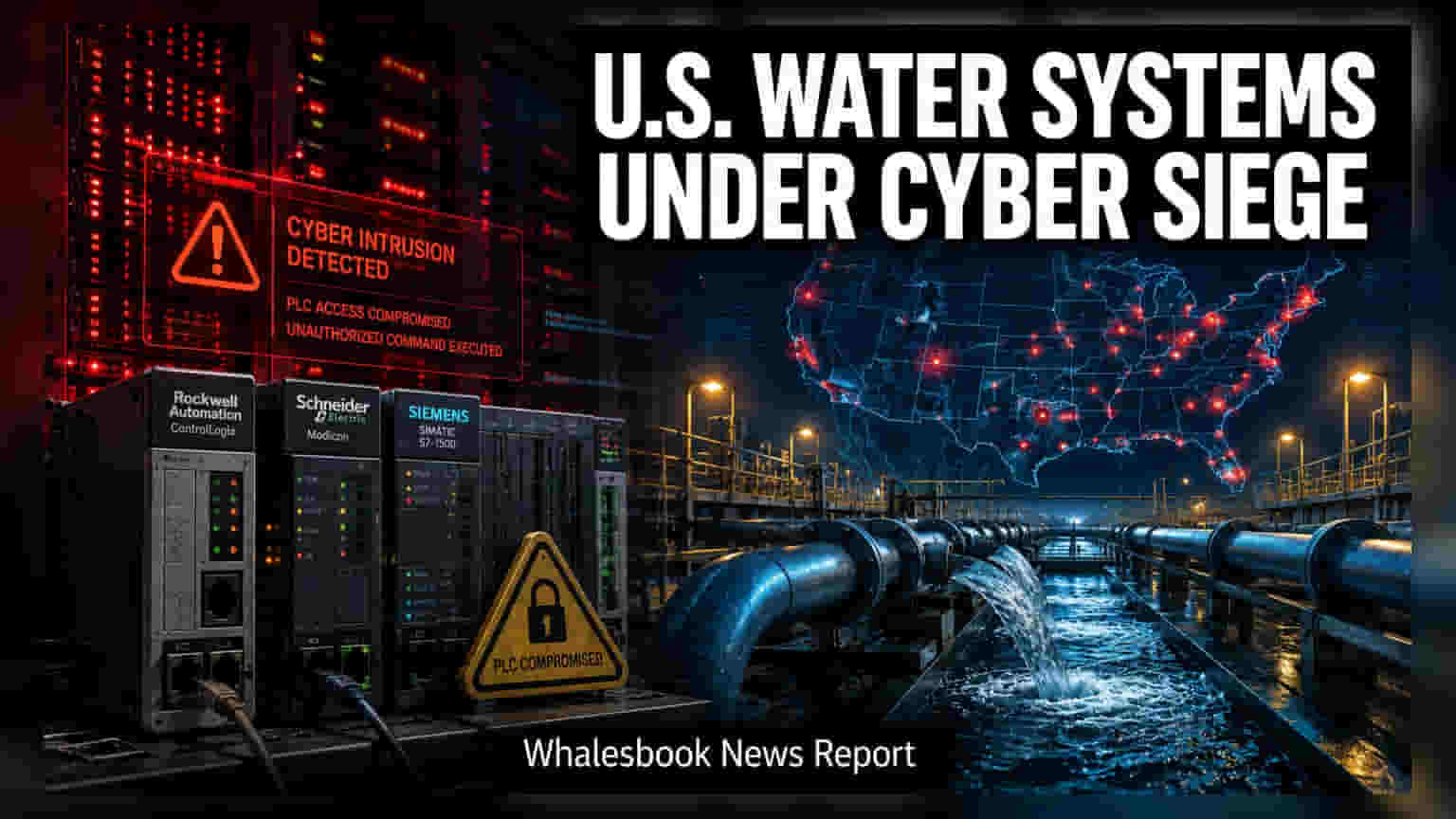 Cyberattacks Hit U.S. Water Systems Via PLC Flaws