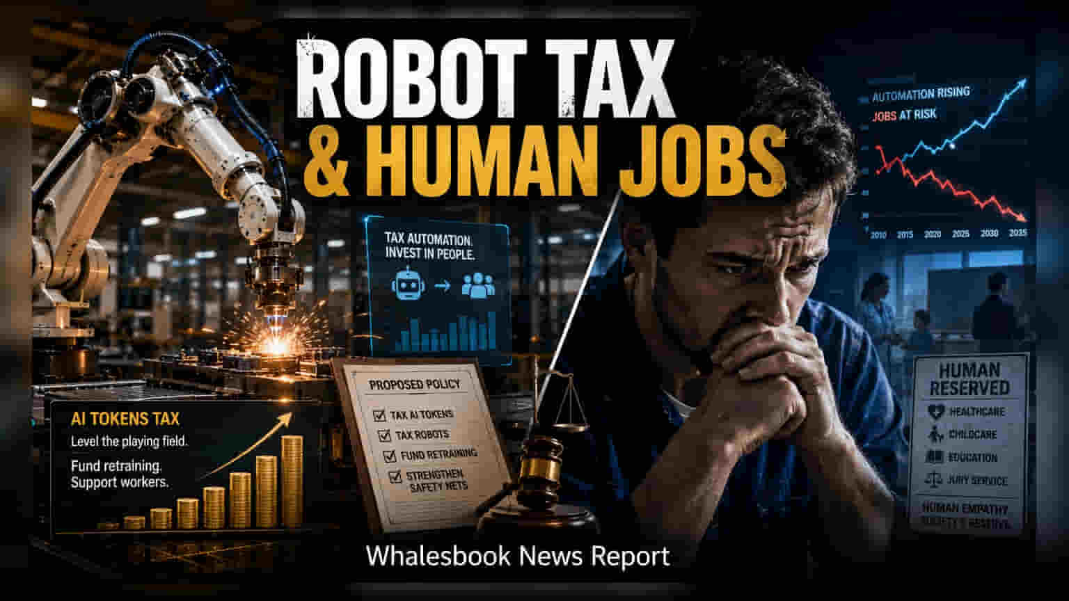 Bill Gates Proposes AI Token Tax And 'Human Reserved' Jobs