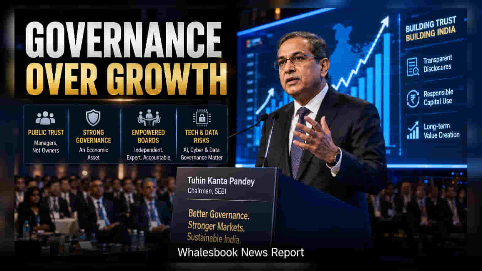 SEBI Chief Urges Founders to Shift from Control to Stewardship