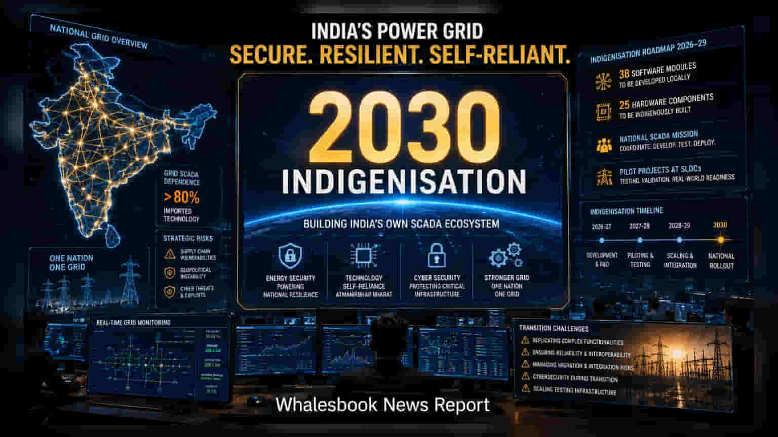 Power Grid Security: भारताचा मोठा निर्णय! २०३० पर्यंत स्वदेशी SCADA सिस्टिम वापरणे अनिवार्य