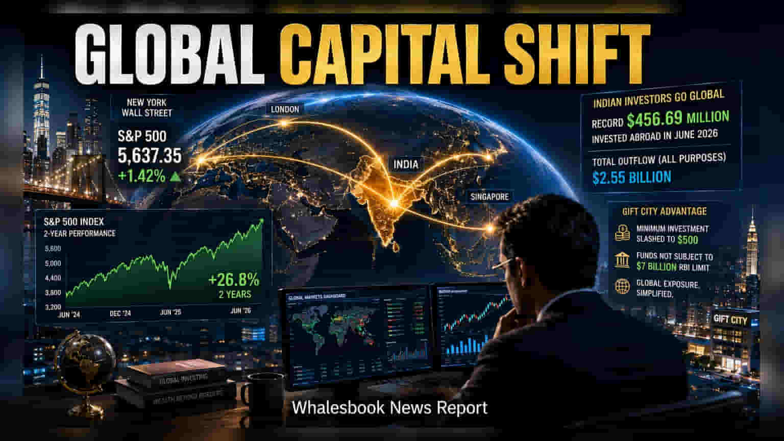 Indian Investors Move Record $457 Million Into Global Markets
