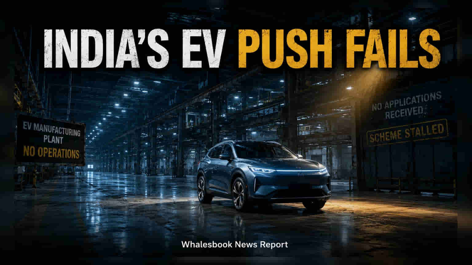 India’s ₹4,150 Crore EV Incentive Scheme Finds Zero Takers