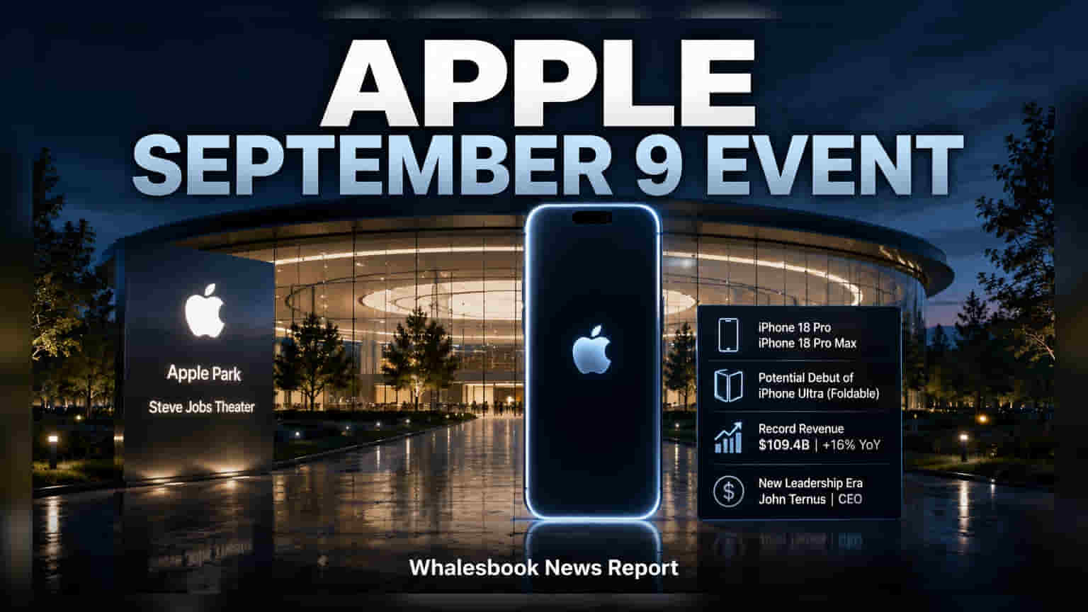 Apple Launch Event: ९ सप्टेंबरला होणार नवा बदल, John Ternus यांची पहिली मोठी टेस्ट!