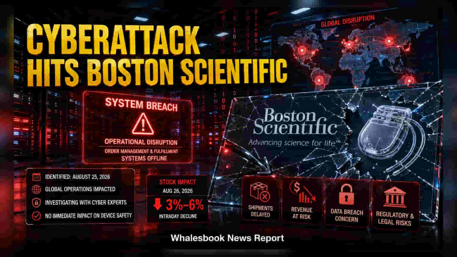 Boston Scientific: சைபர் தாக்குதலால் ஆட்டம் கண்ட ஷேர்! **6%** சரிவுக்கு என்ன காரணம்?