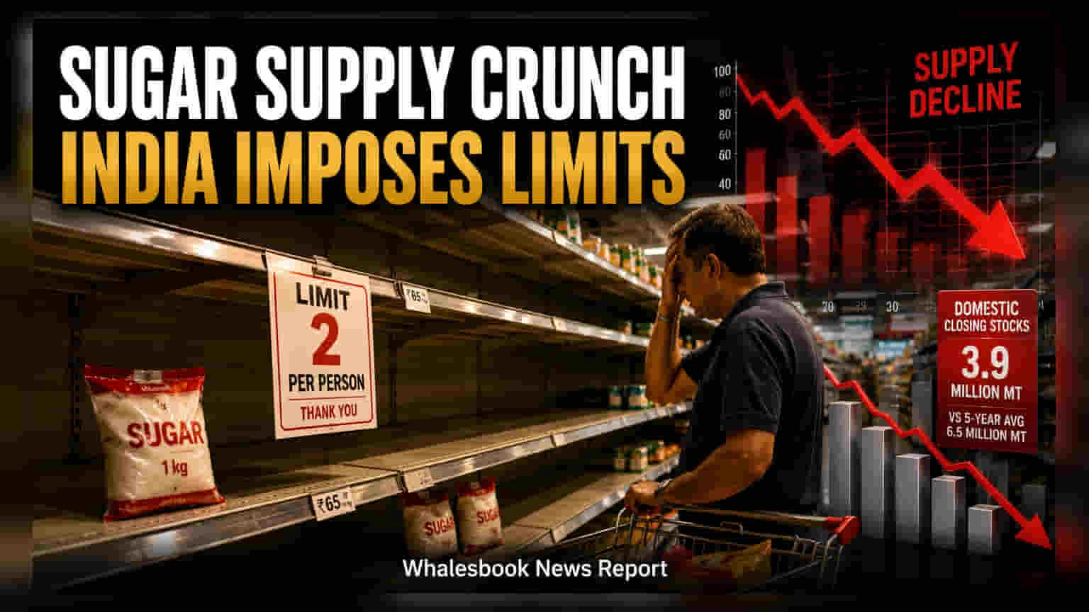 Sugar Retailers Limit Sales as Prices Spike Amid Supply Tightness