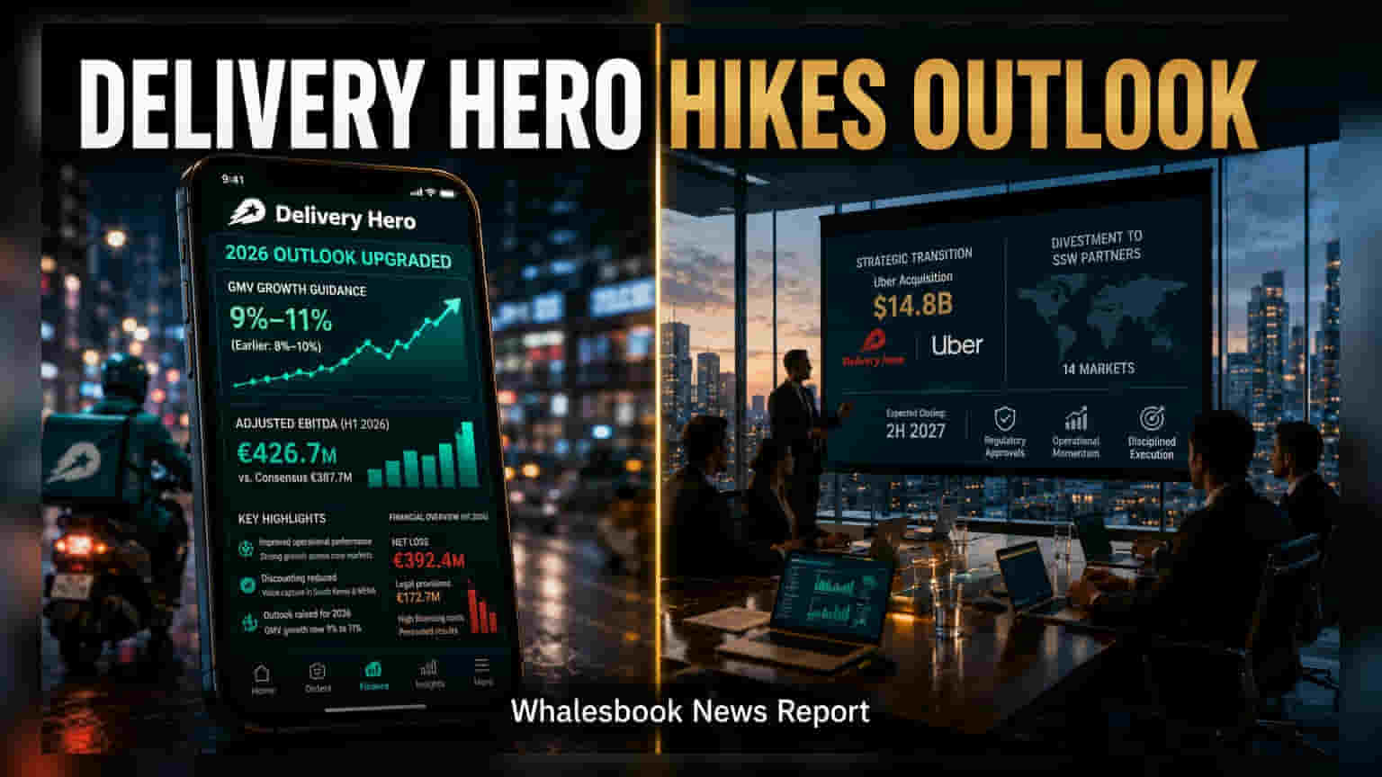 Delivery Hero Hikes 2026 Forecast Amid $14.8B Uber Deal