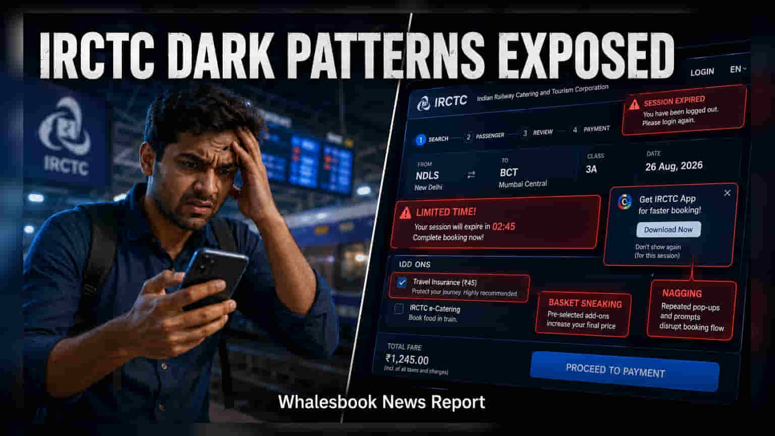 IRCTC Faces User Friction Reports and Regulatory Fines