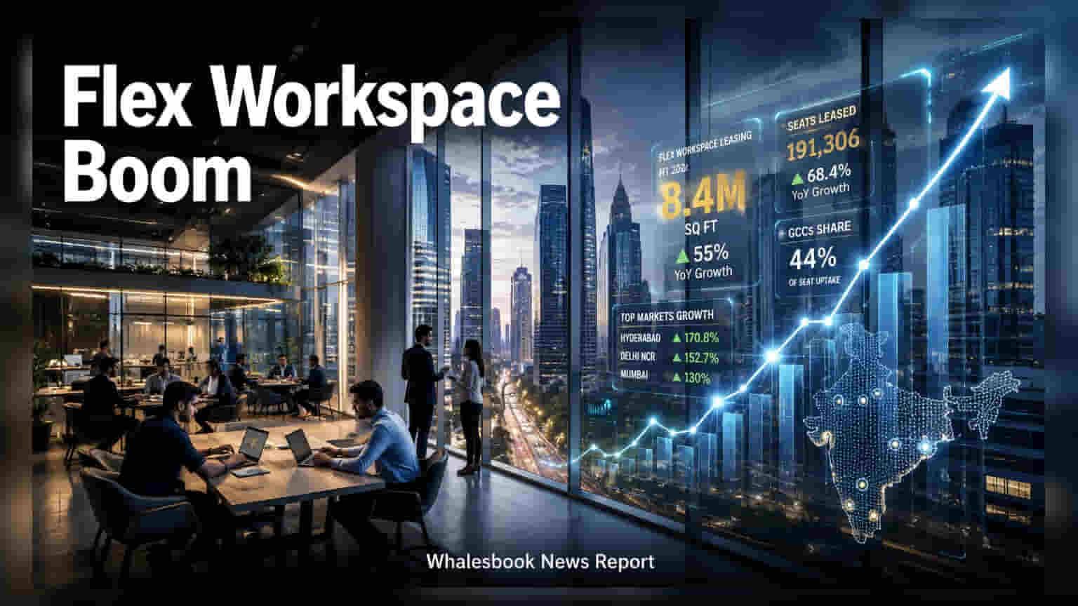India's Flexible Office Leasing Hits Record 8.4 Million Sq Ft in H1 2026