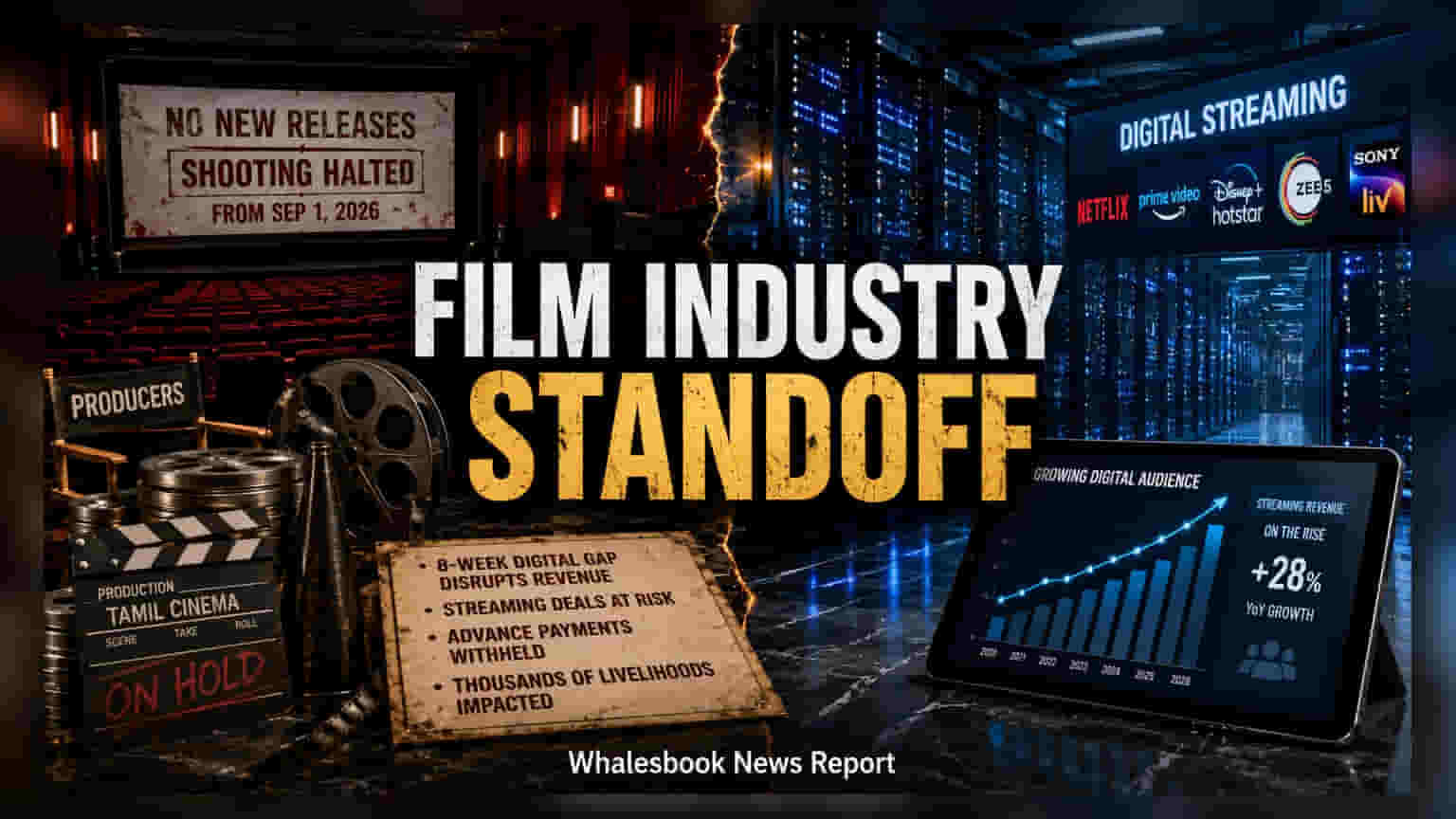 Tamil Film Industry: ઓટીટી વિવાદને કારણે ૧ સપ્ટેમ્બરથી કામકાજ બંધ, સિનેમા જગતમાં મોટો ફટકો