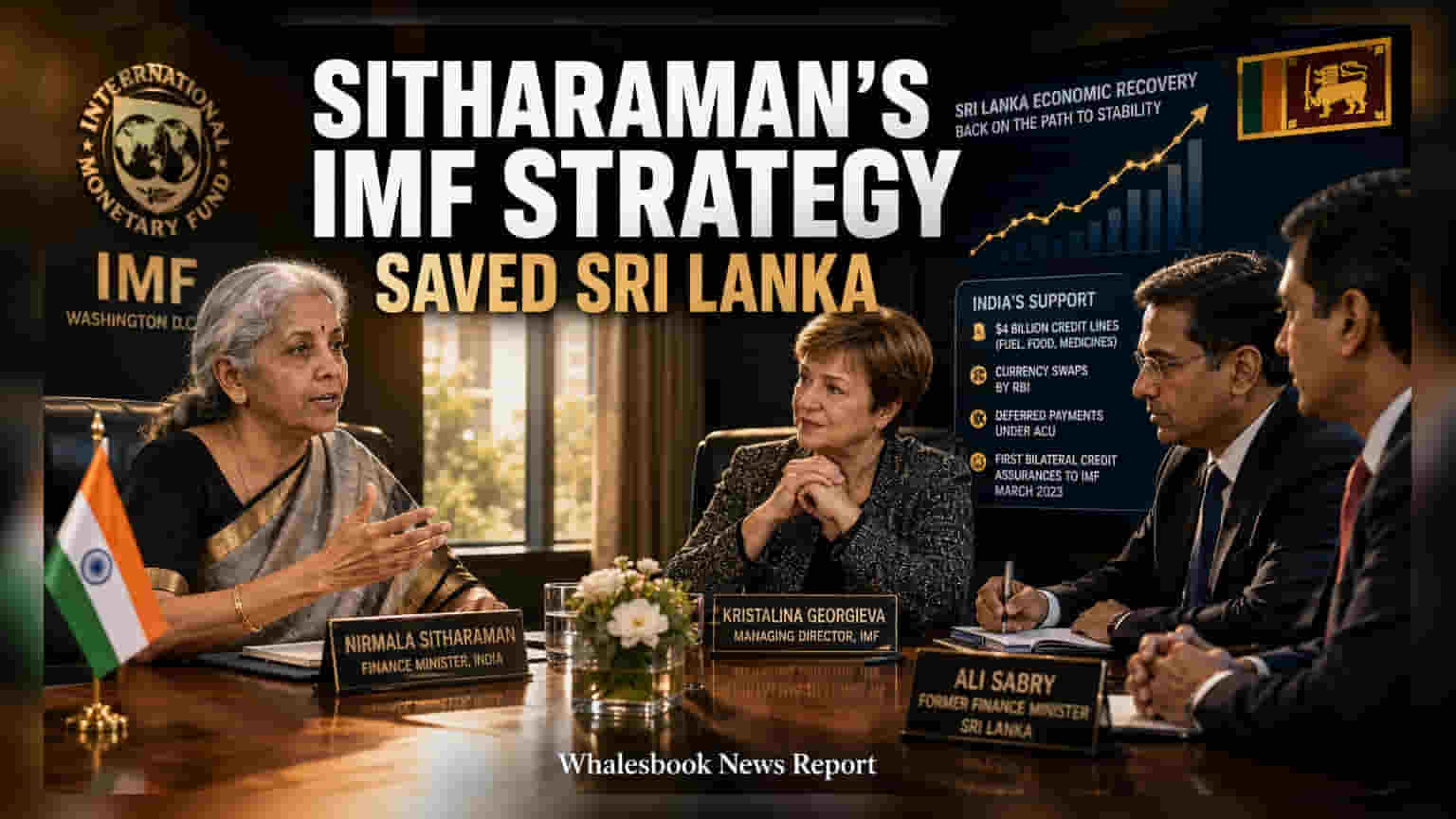 IMF Bailout માં Nirmala Sitharaman ની મોટી ભૂમિકાનો ખુલાસો, શ્રીલંકાના પૂર્વ મંત્રીએ કરી પ્રશંસા