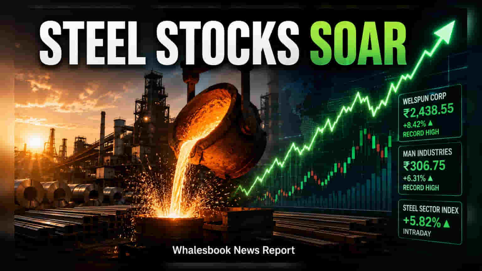 Welspun Corp Hits Record High, Man Industries Gains on Export Outlook