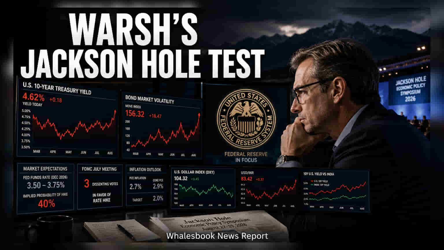 Fed Chair Kevin Warsh નું Jackson Hole માં ડેબ્યૂ, રોકાણકારો માટે વ્યાજ દર અંગે શું રહેશે સંકેત?