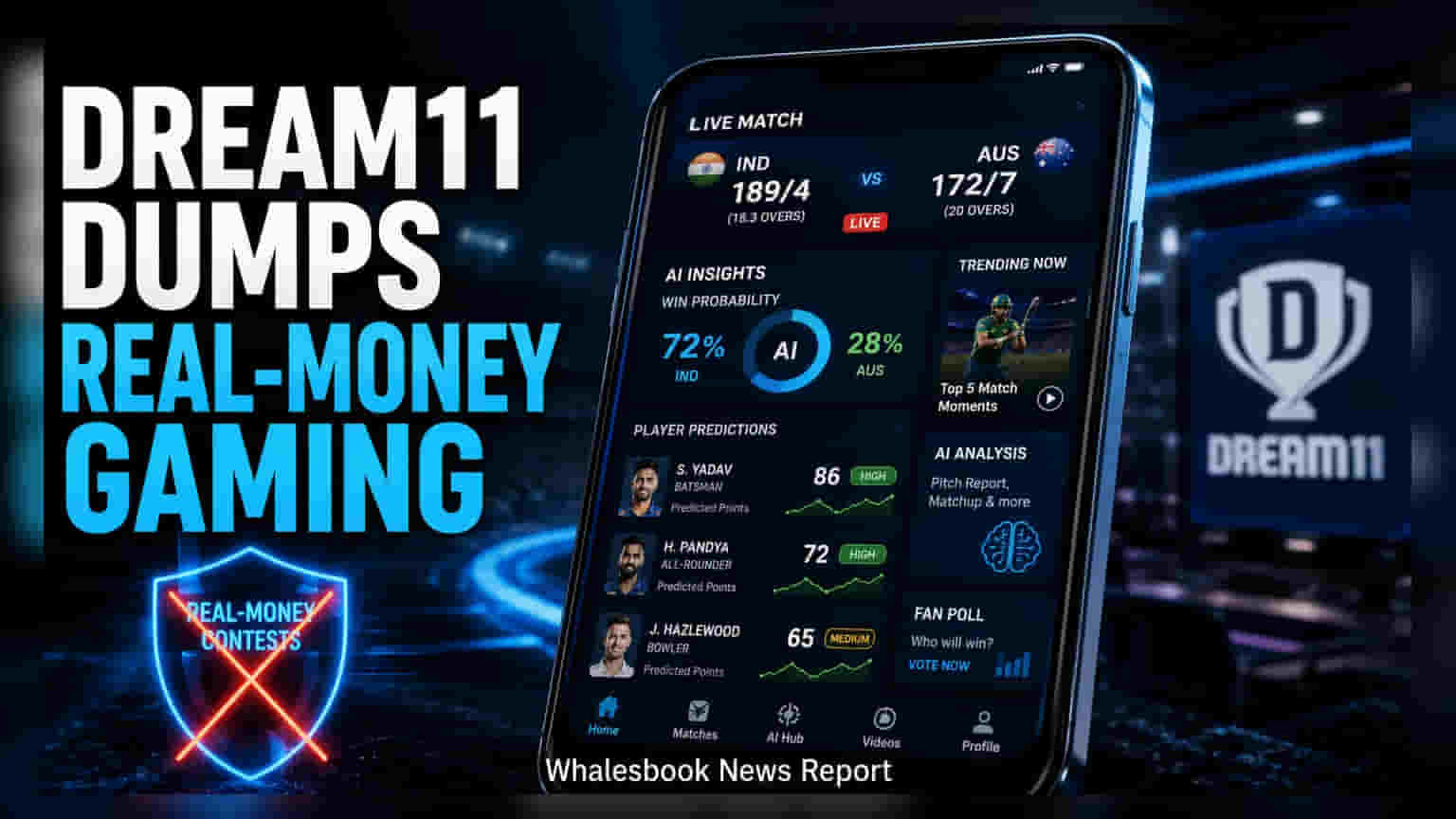 Dream11 Ends Real-Money Gaming, Pivots to Content Hub