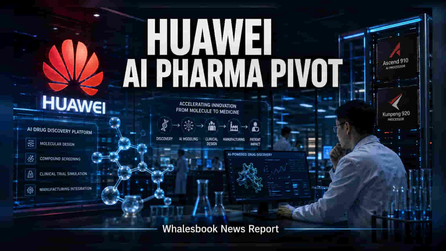 Huawei Expands AI Drug Discovery Tools to Drive Biotech Growth