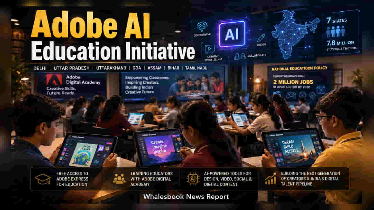 Adobe Partners With 7 Indian States to Expand AI Tools