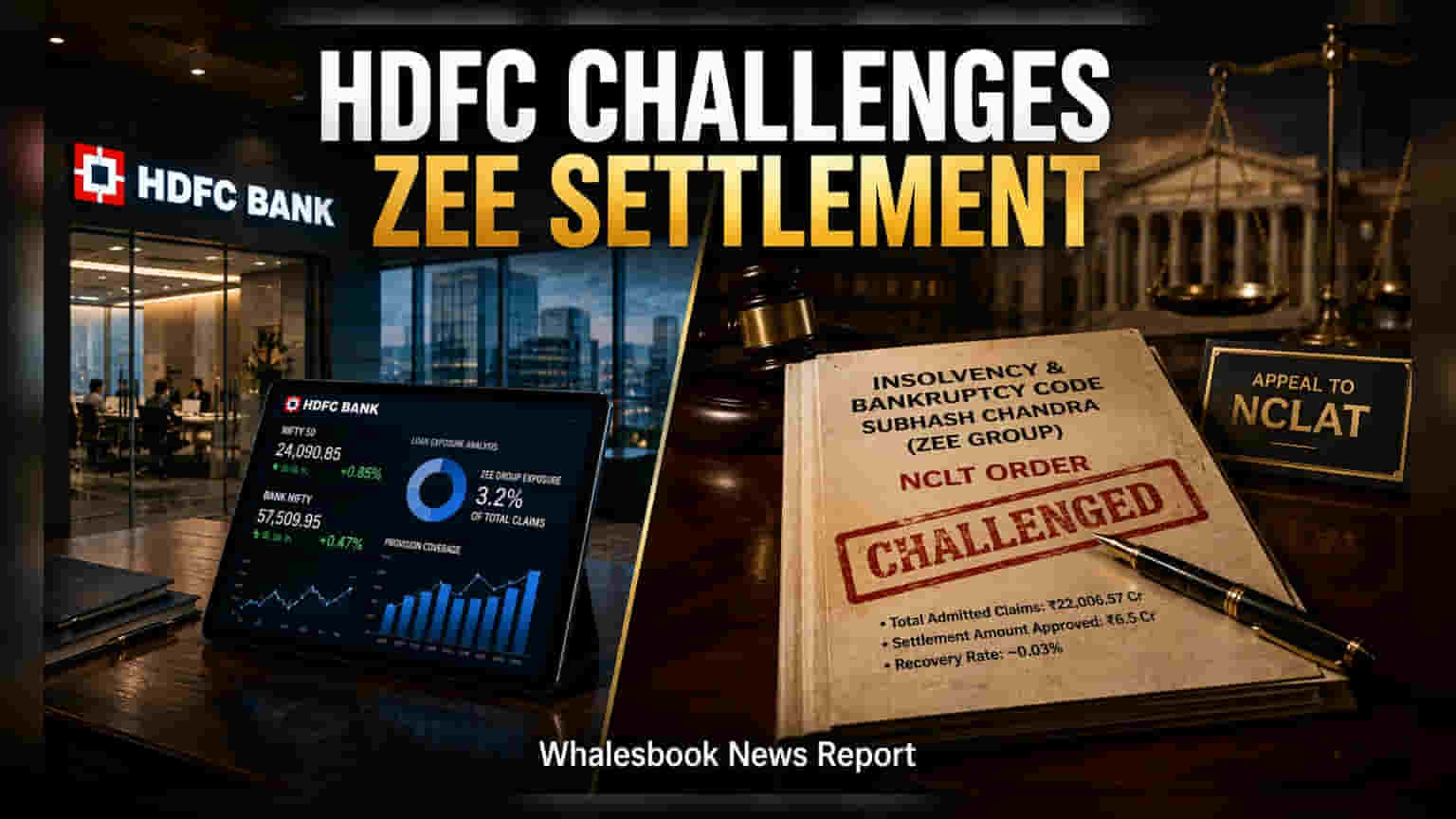 HDFC Bank અને Subhash Chandra નો વિવાદ: ₹22,006 કરોડના દેવા સામે માત્ર ₹6.5 કરોડની ઓફર સામે બેંક લડશે કાયદાકીય જંગ