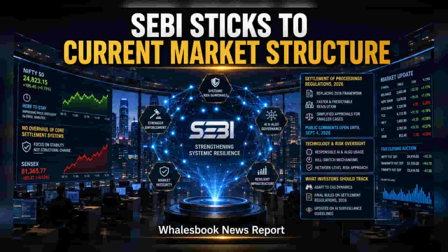 SEBI चा मोठा निर्णय: 'Closing Auction' सुरूच राहणार, बाजारातील अस्थिरतेवर स्पष्ट भूमिका
