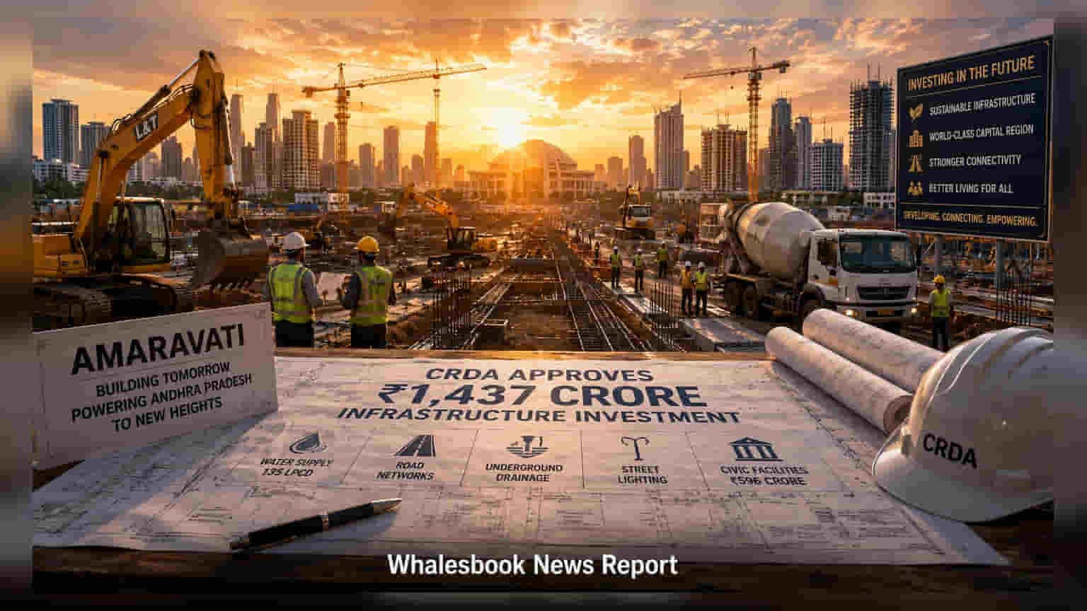 Amaravati Infrastructure: अमरावती विकासाला गती! AP CRDA कडून **₹1,437 कोटींच्या** प्रकल्पांना मंजुरी