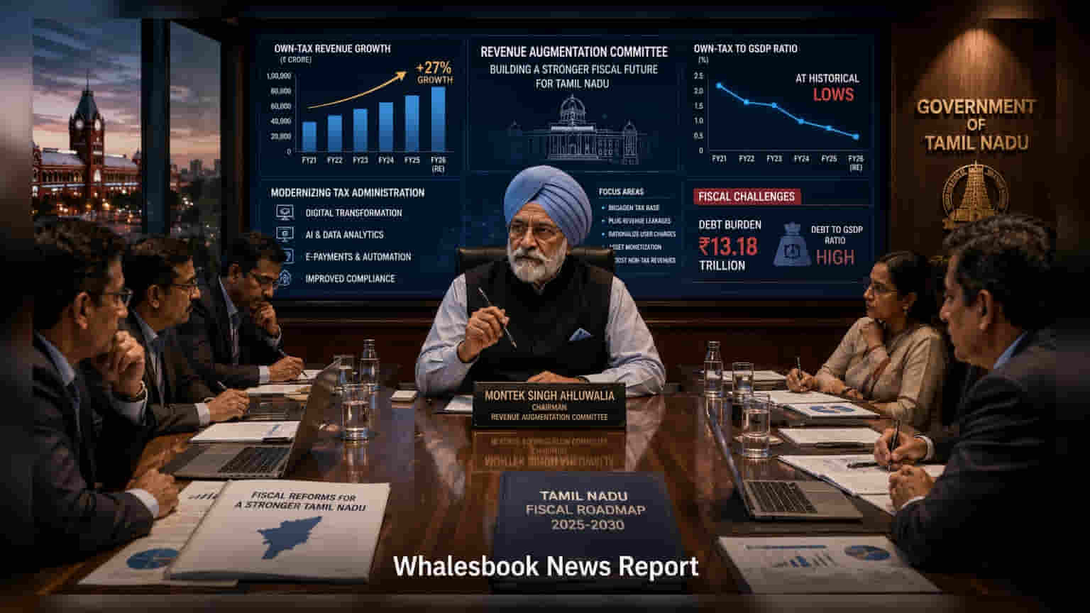 TN Revenue Committee Led by Montek Ahluwalia Seeks Fiscal Reforms