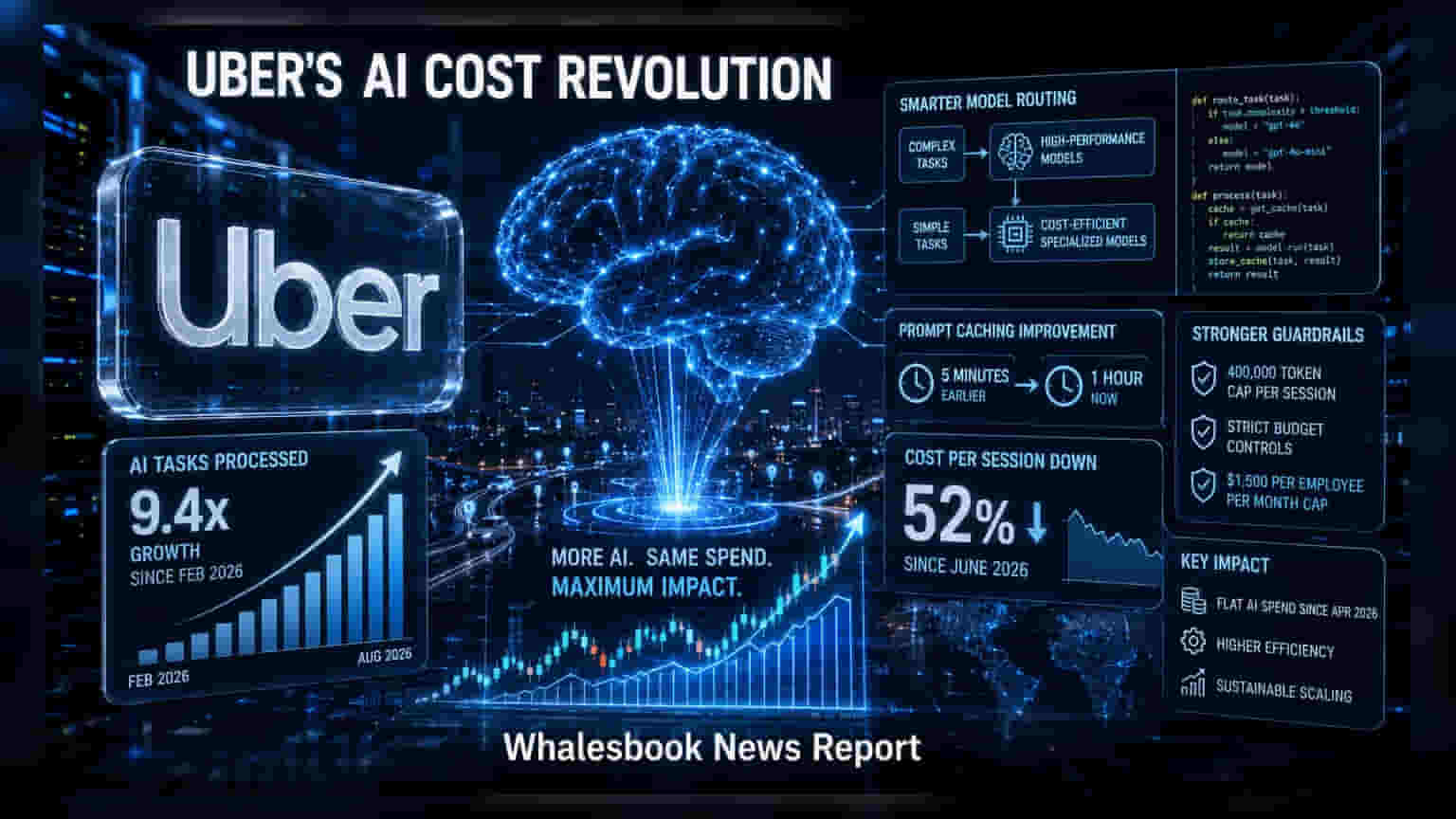 Uber Scales AI Operations 9x Without Increasing Costs