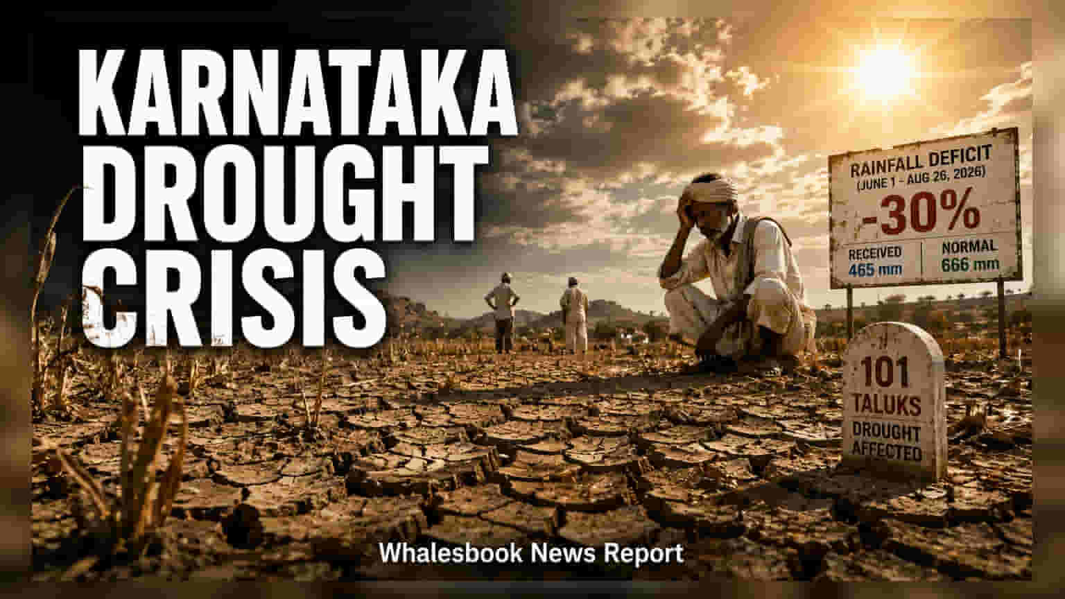 Karnataka Declares 101 Taluks Drought-Hit Amid Rainfall Gap