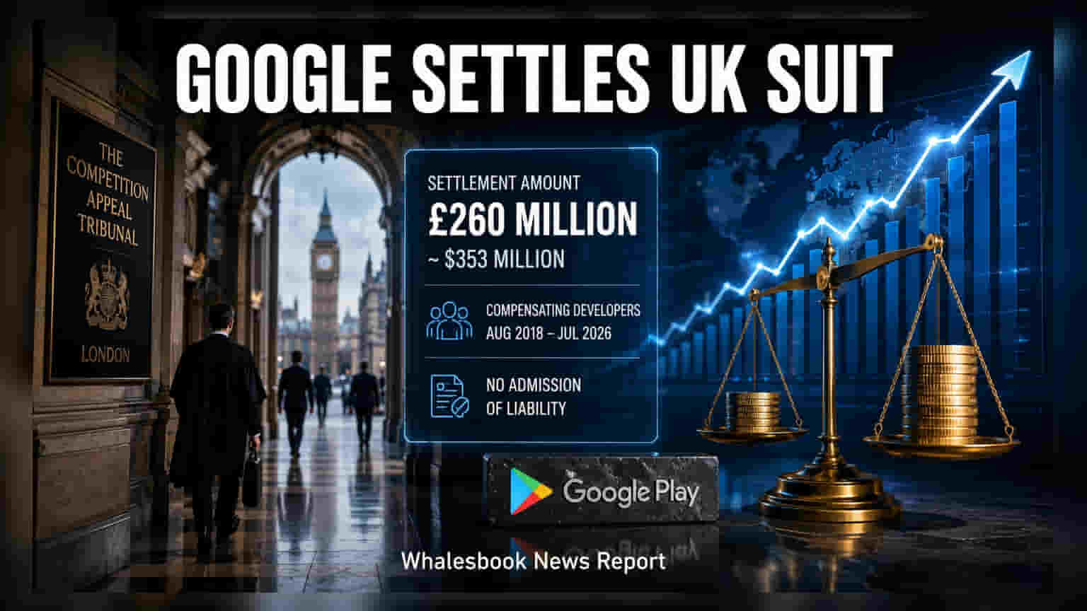 Google Play Store વિવાદ: યુકેમાં કંપનીએ **£260 મિલિયન**ની સેટલમેન્ટ કરી, જાણી લો શું છે મામલો