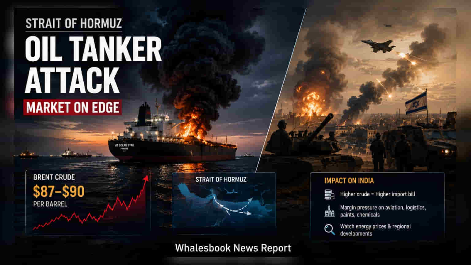 Middle East Conflict: Strait of Hormuz ਵਿੱਚ ਤਣਾਅ ਕਾਰਨ Crude Oil ਦੀਆਂ ਕੀਮਤਾਂ ਵਿੱਚ ਉਛਾਲ
