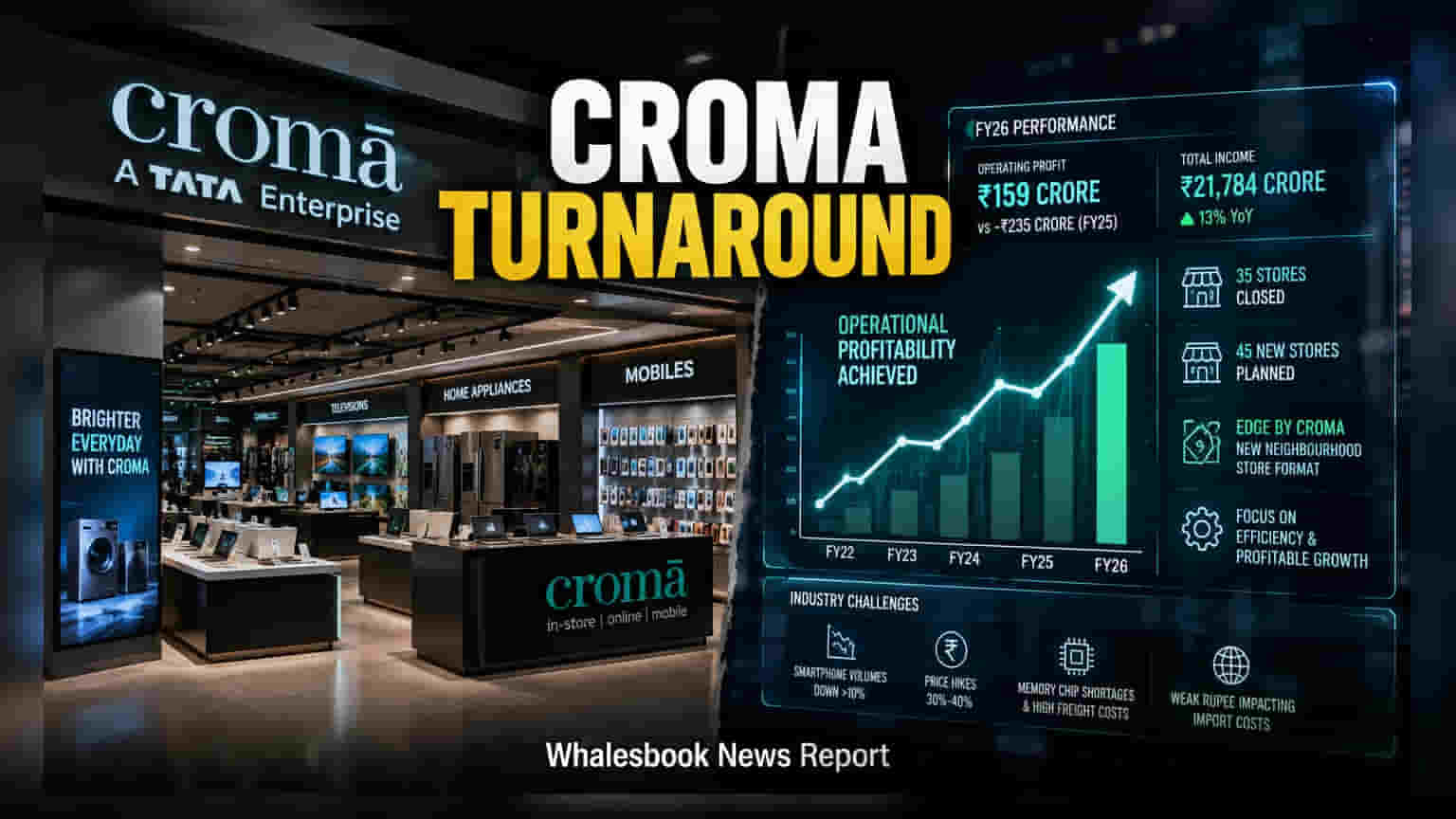 Infiniti Retail’s Croma Turns Operationally Profitable in FY26