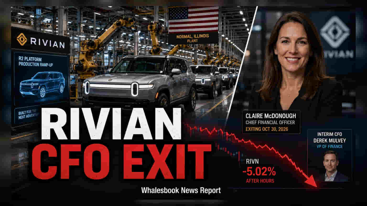 Rivian CFO Claire McDonough to Resign on Oct 30; Interim Lead Named
