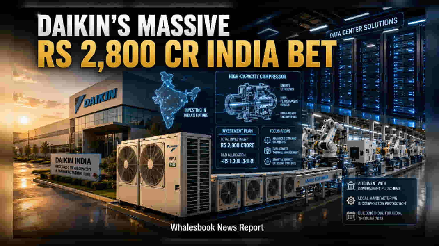 Daikin India Expansion: भारतामध्ये **२,८०० कोटींची** गुंतवणूक, वाढणार एअर कंडिशनिंग क्षेत्रातील स्पर्धा