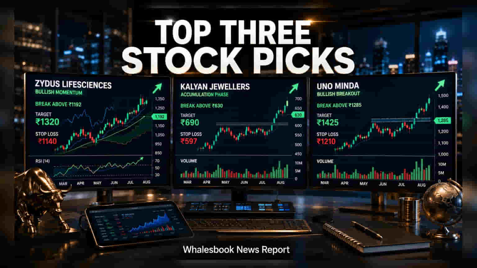 Raja Venkatraman Outlines Technical Outlook for Zydus, Kalyan, Uno Minda