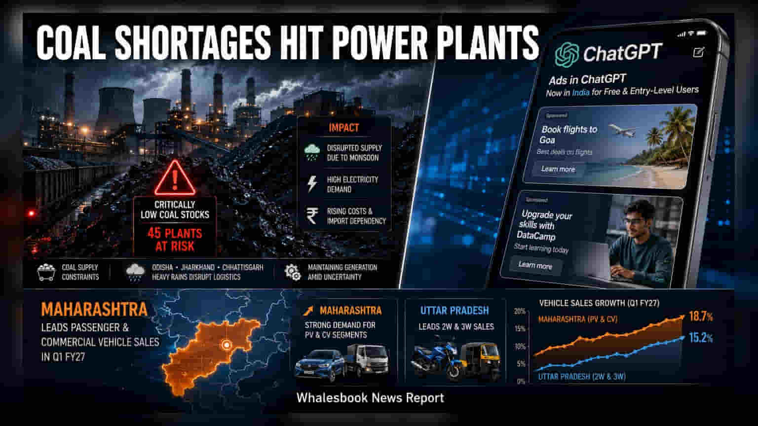 Power Sector ਅਤੇ Auto Industry ਦੀ ਨਵੀਂ ਰਿਪੋਰਟ: ਕੋਲੇ ਦੀ ਕਿੱਲਤ ਨਾਲ ਜੂਝ ਰਹੀਆਂ ਬਿਜਲੀ ਕੰਪਨੀਆਂ