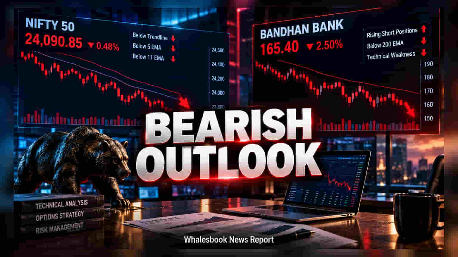 Nifty और Bandhan Bank में मंदी के संकेत, HDFC Securities ने दी Bear Put Spread की सलाह