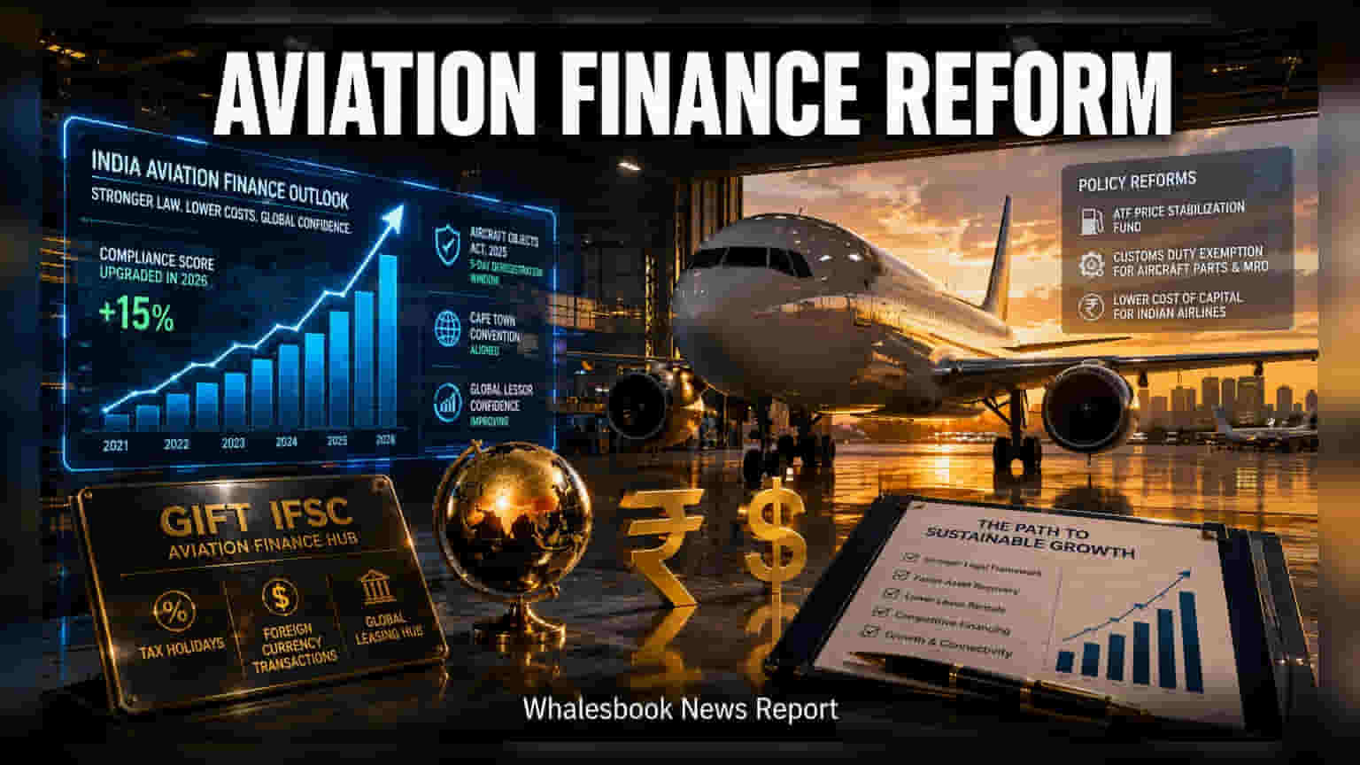 India Reforms Aviation Finance to Lower Airline Leasing Costs