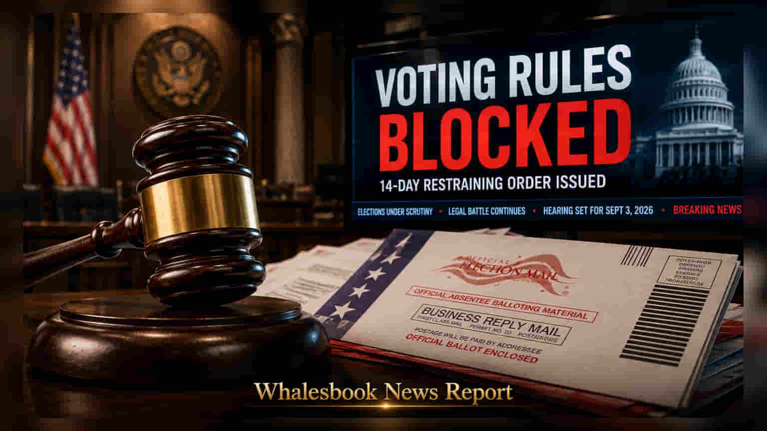 US Judge Pauses New Mail-in Voting Rules for 14 Days