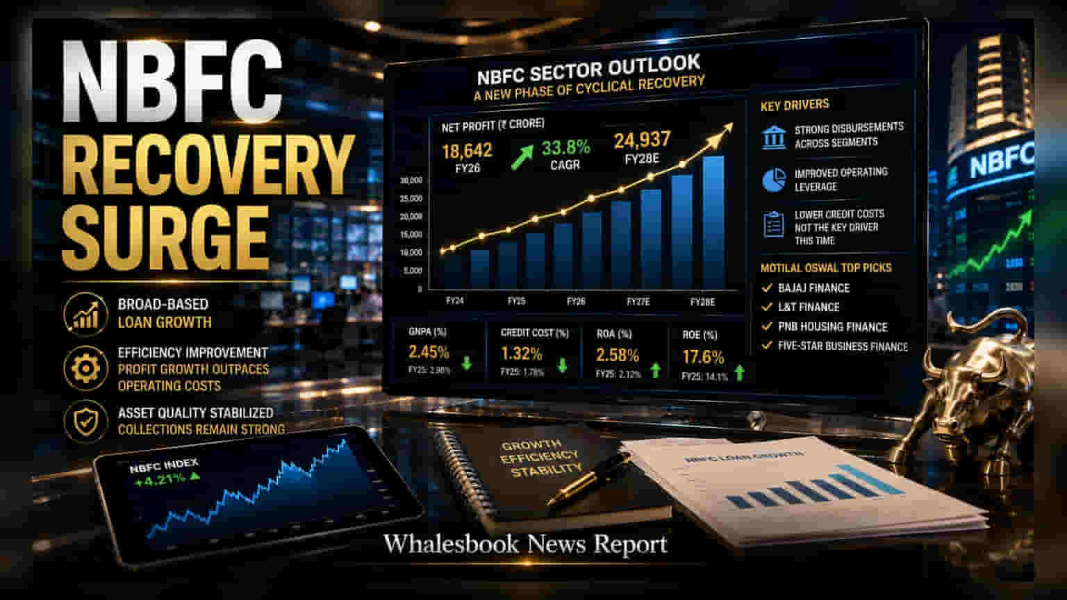 Motilal Oswal Upgrades NBFC Outlook Amid Earnings Recovery