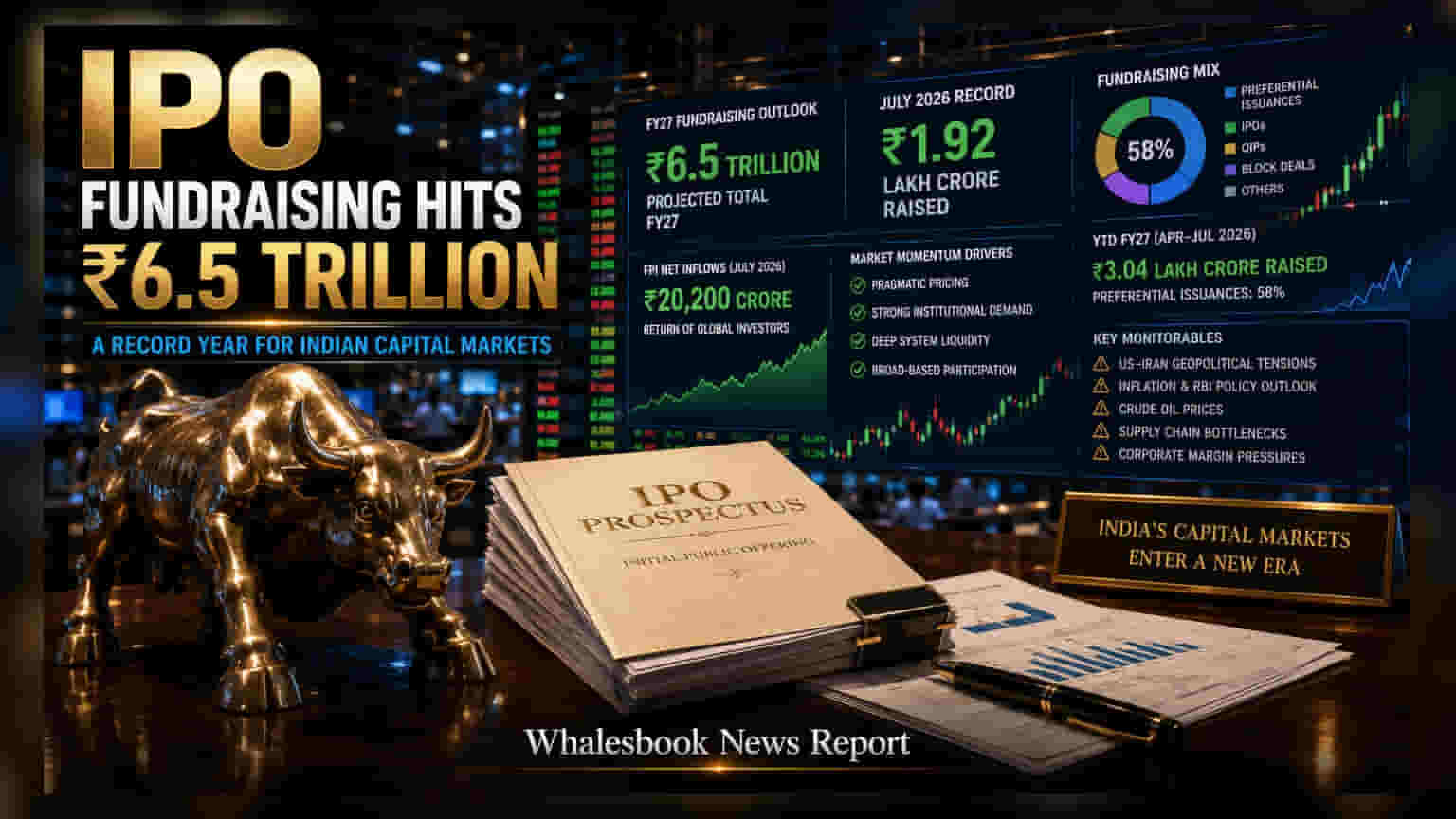 India Capital Markets Eye Record ₹6.5 Trillion in FY27