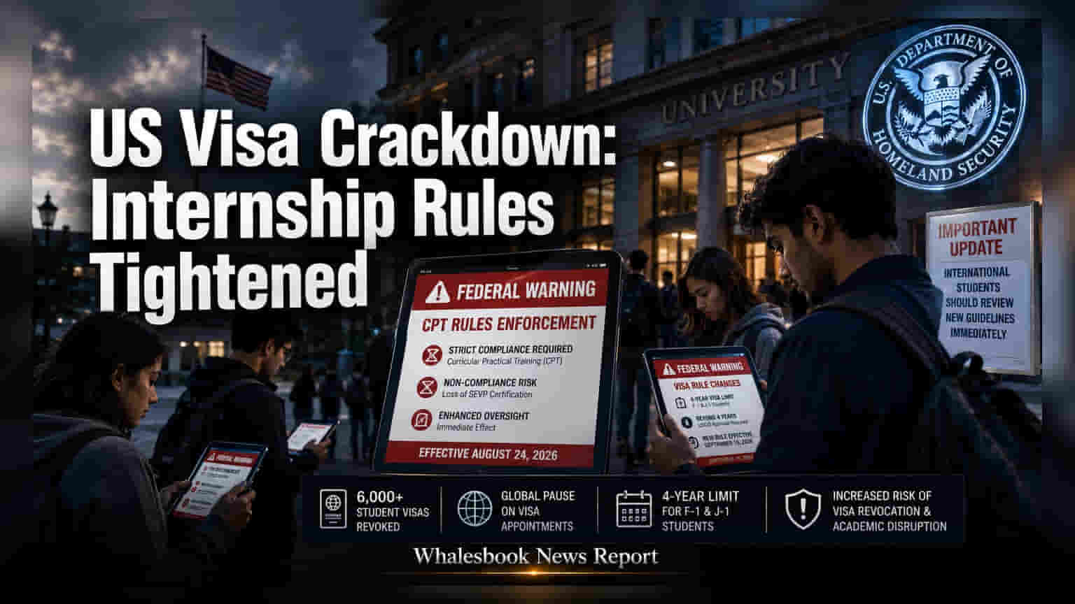 US Visa Rules: ट्रंप प्रशासन की सख्ती से बढ़ा तनाव, कई यूनिवर्सिटीज ने इंटर्नशिप प्रोग्राम रोके