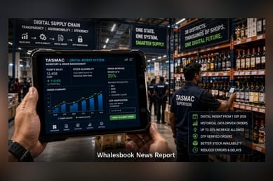 TASMAC to Shift to Digital Stock Ordering From September 1