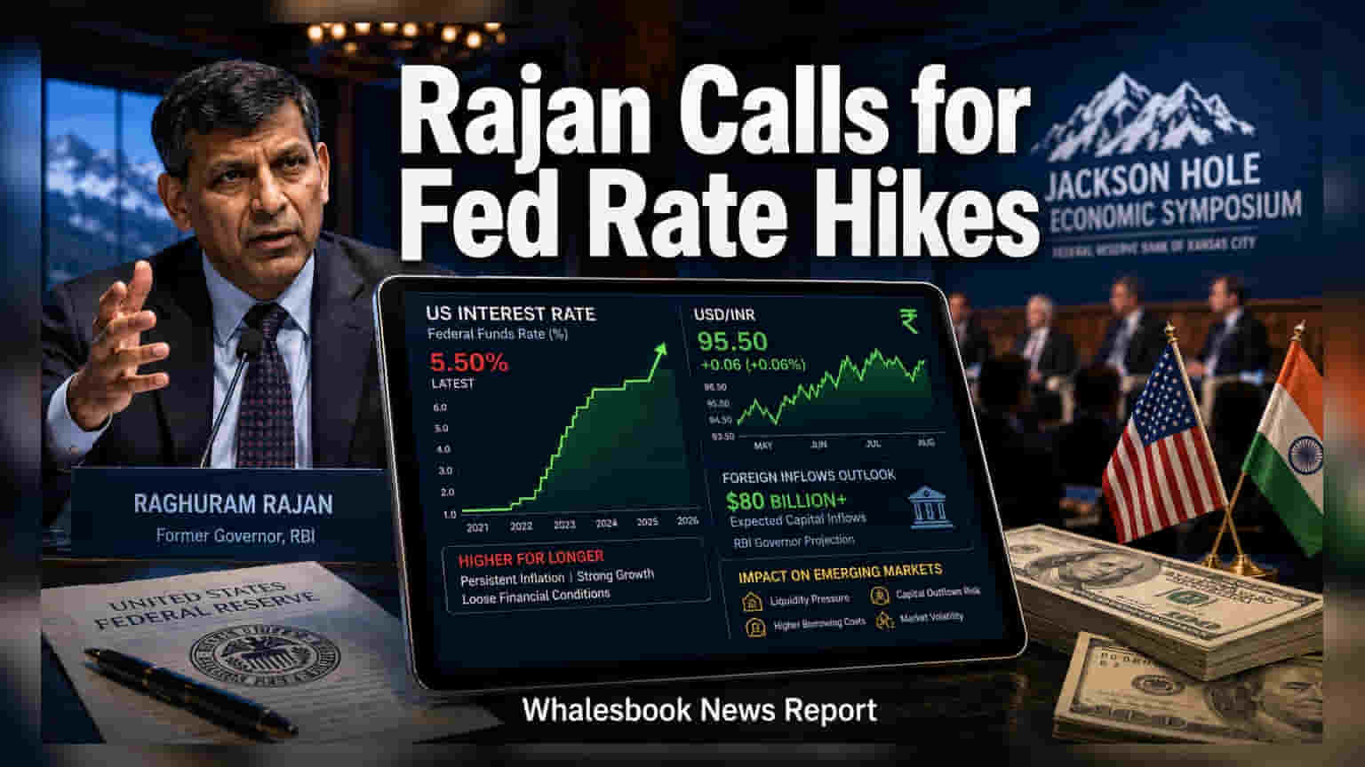 Raghuram Rajan નો અમેરિકાને સ્પષ્ટ સંકેત, US Fed વ્યાજ દરમાં વધારો કરે તેવી માંગ