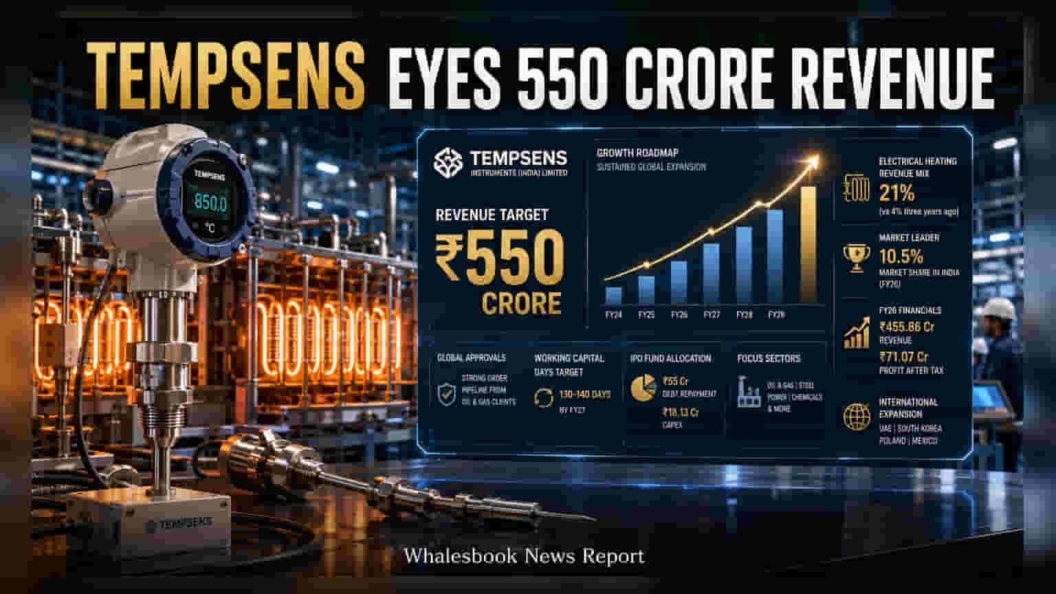 Tempsens Instruments: அதிரடி அறிமுகம்! முதலீட்டாளர்களுக்கு 111% லாபம், அடுத்து என்ன இலக்கு?