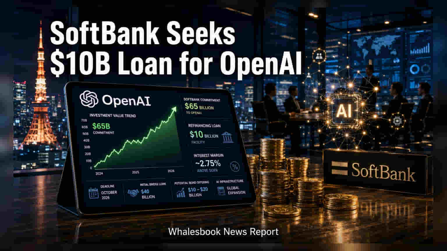 SoftBank: OpenAI के भारी-भरकम निवेश के लिए जुटाएगी **$10 अरब** का कर्ज, जोखिम बढ़ा?