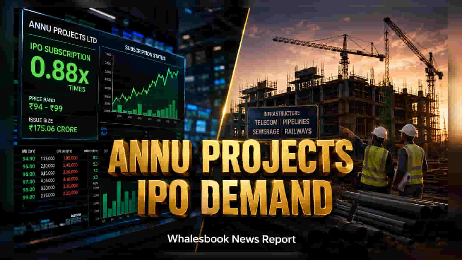 Annu Projects IPO Closes With 0.88x Subscription