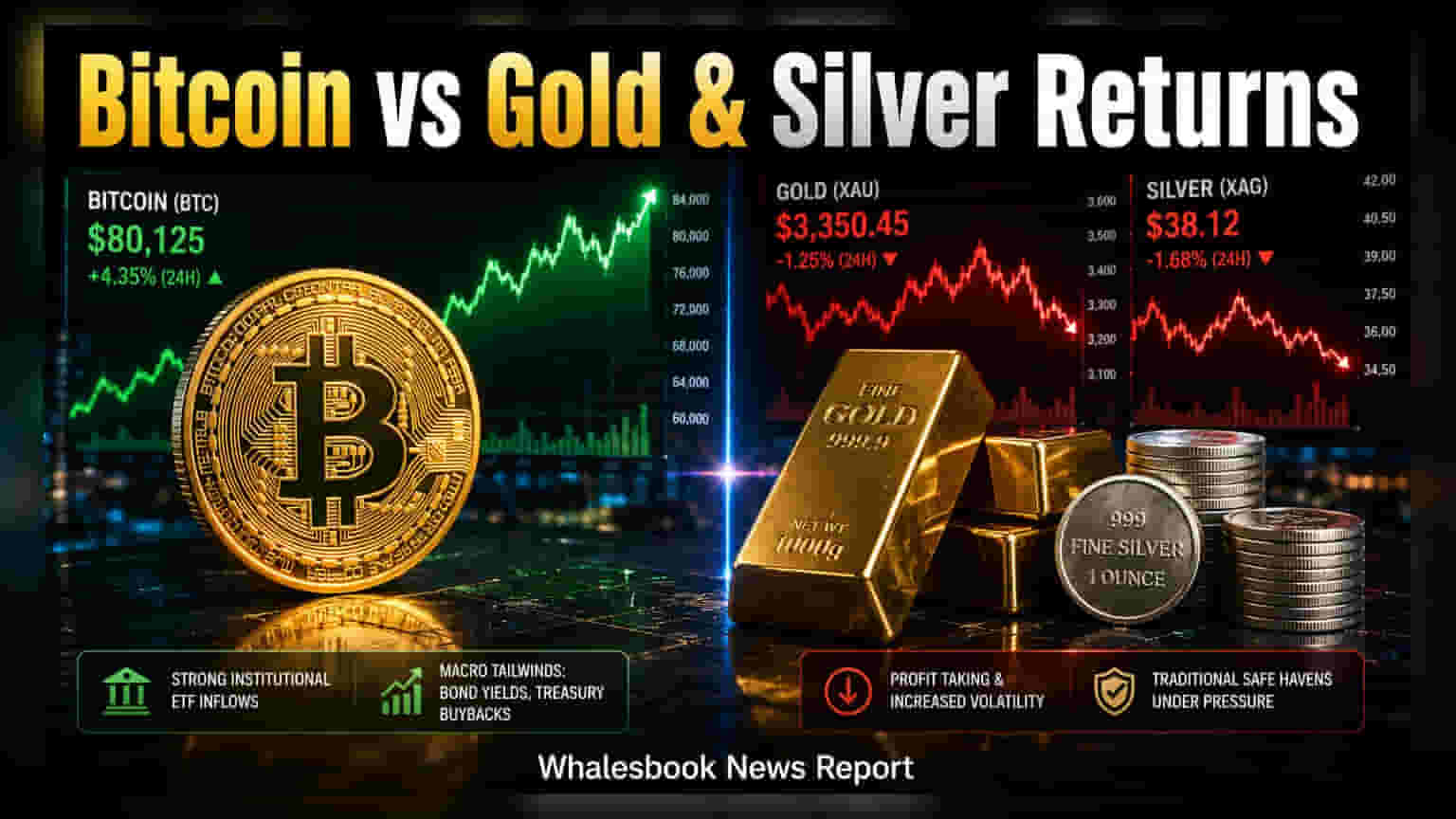 Bitcoin ની ધમાકેદાર વાપસી: ગોલ્ડને પાછળ છોડી ડિજિટલ એસેટમાં જોવા મળી તેજી
